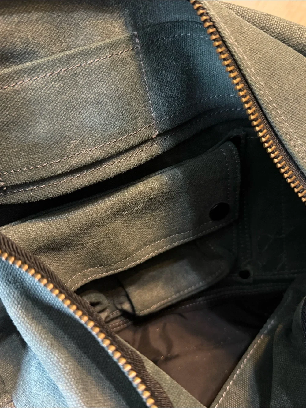 Vintage DIESEL Green Canvas Messenger Bag